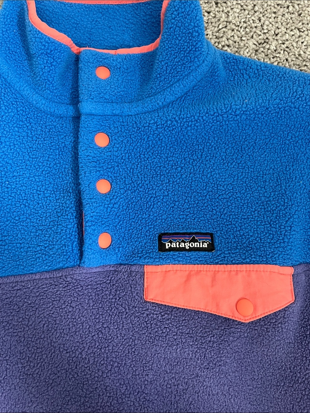 Patagonia Women’s Synchilla Fleece Pull Over Size Medium - Picture 3 of 7